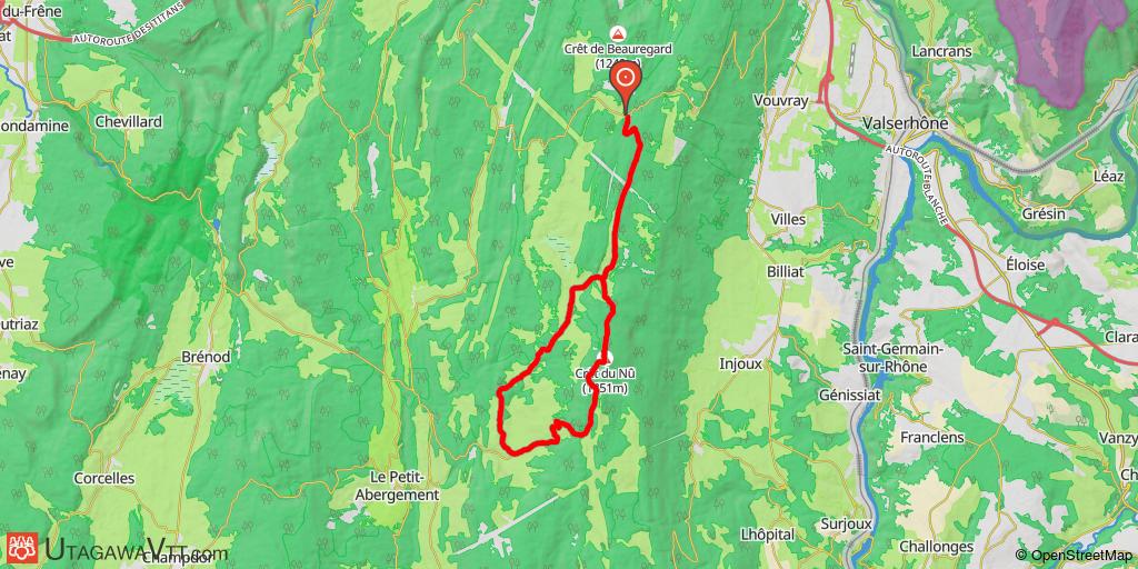 Tour du Retord à l'envers