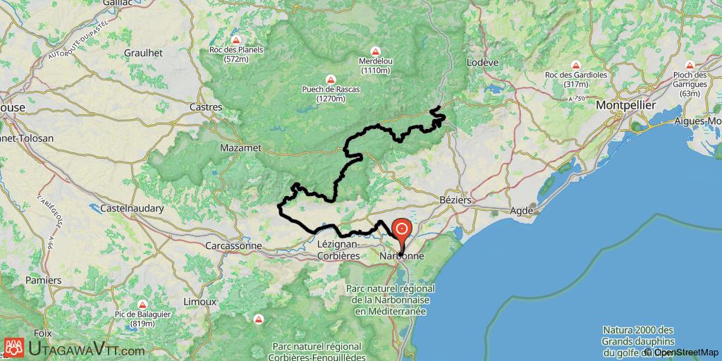 De Narbonne à Bédarieux par les canaux et le Réseau Vert