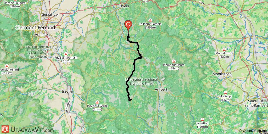 Tour du Livradois Forez : Aubusson - Fournols