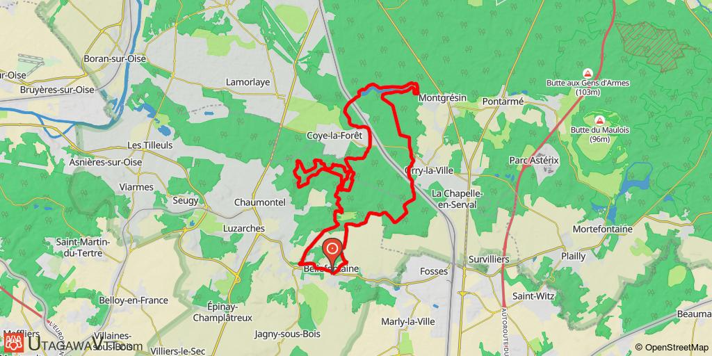 Forêt de Coye et étang de Comelles
