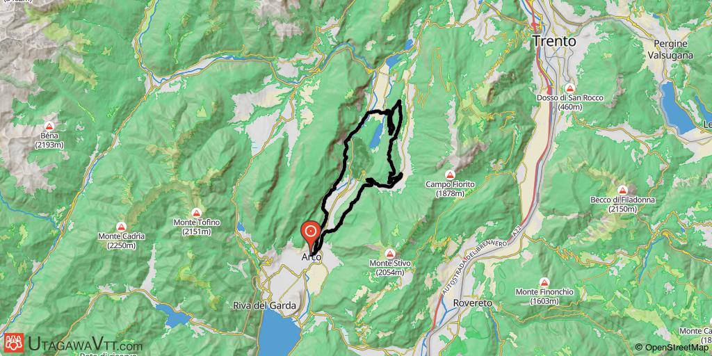 Lac de Garde : La vallée de la Sarca