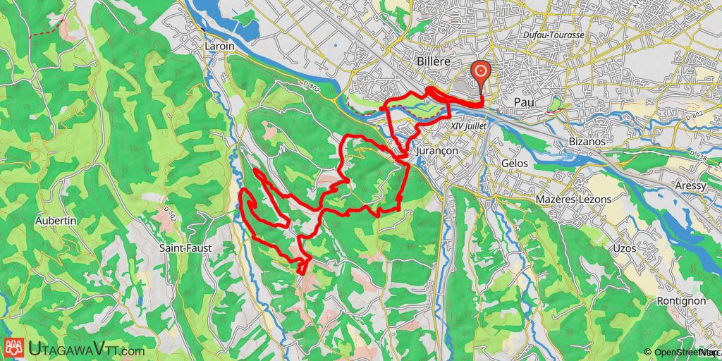 Boucle au sud-ouest de Pau