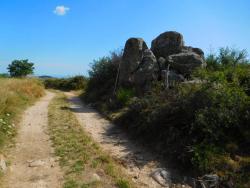 Blocs de granit après Châtelneuf
