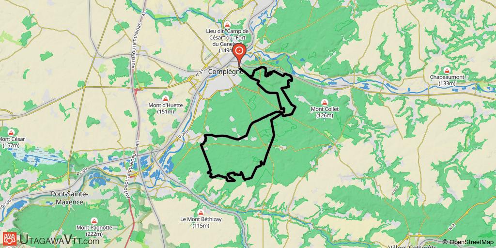Raid impérial Compiégnois 2008 - 55 km