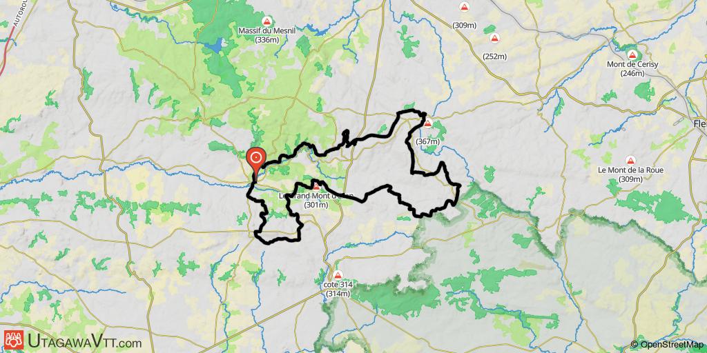 Espace VTT-FFC du Val de Sée - Partie est