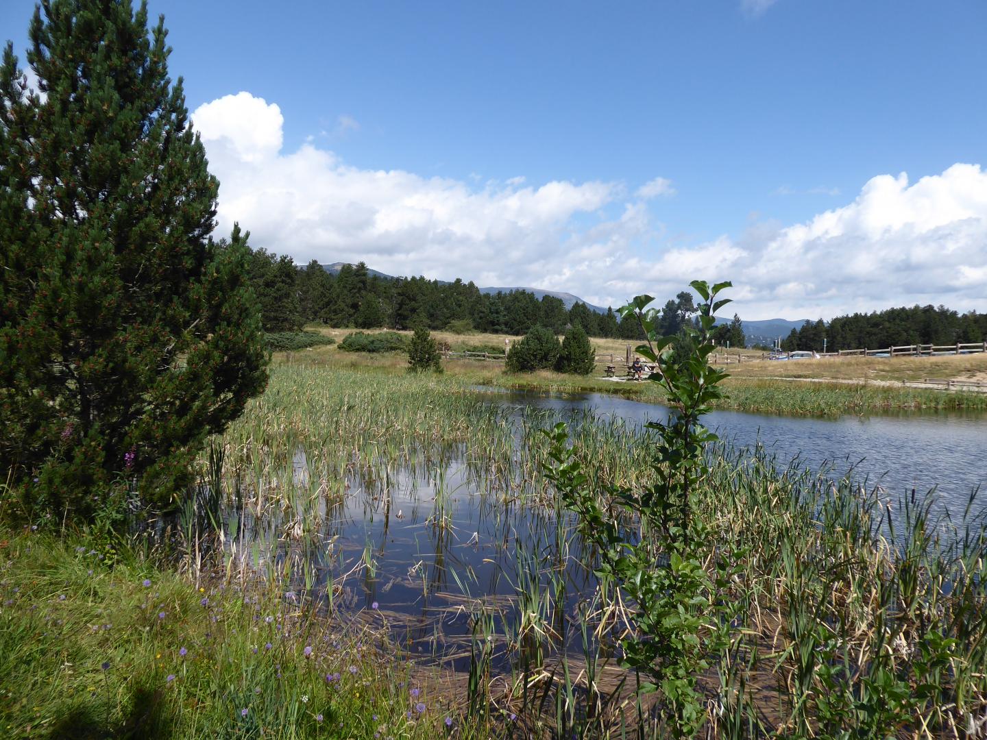 Hauteurs du lac de Matemale et refuge de Bernadi