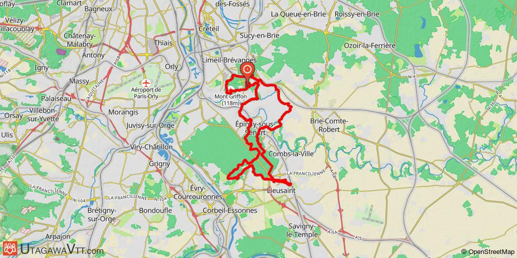 Renard'Yerres 2018 - 63 km