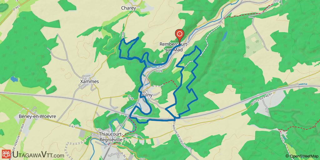 Parcours autour de Rembercourt