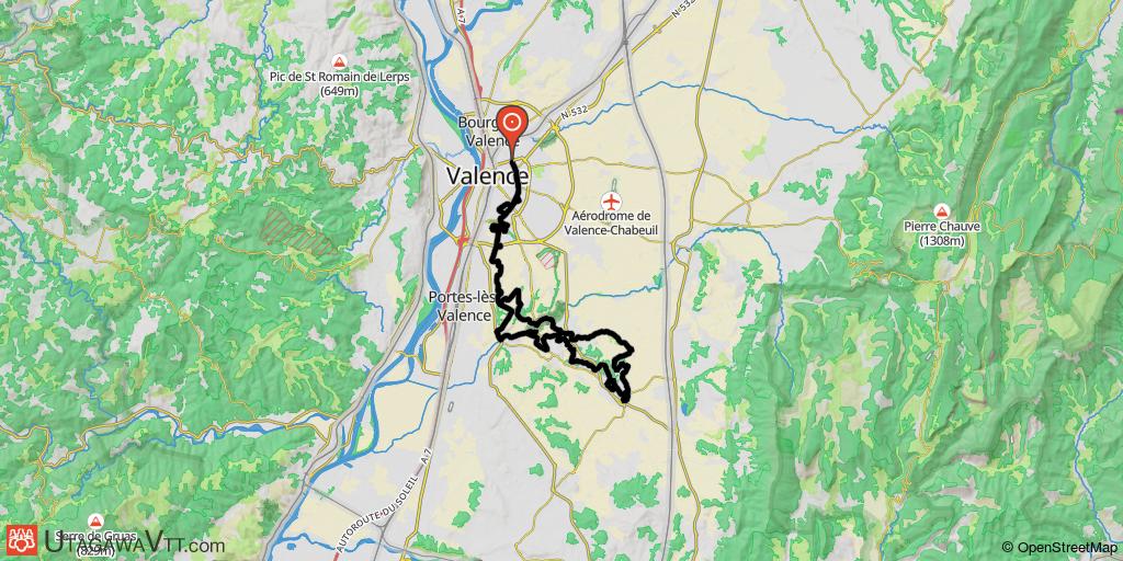 Entre Valence et Montmeyran