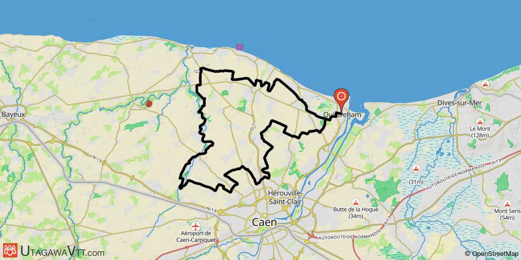 Sud-ouest de Ouistreham : Vallée de la Mue