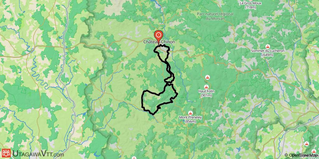 Les grimpées de Château-Chinon 2008 - 42 km