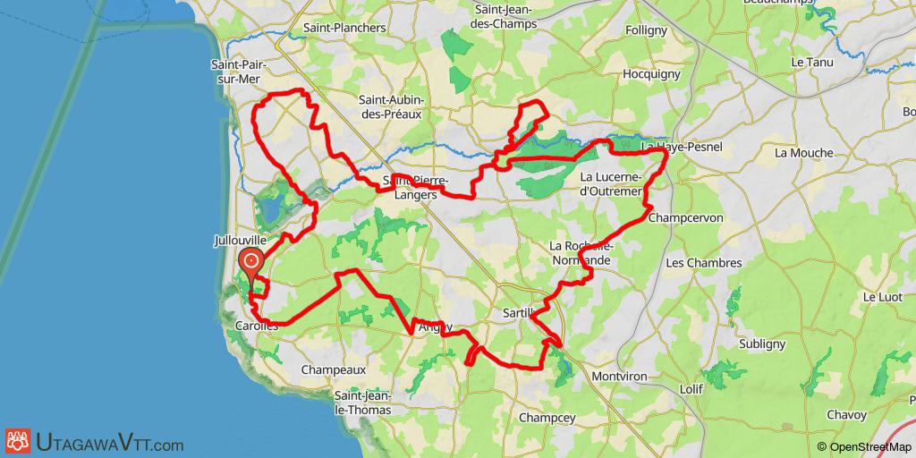 Carolles - Saint-Pair - La Lucerne - La Haye-Pesnel - Sartilly