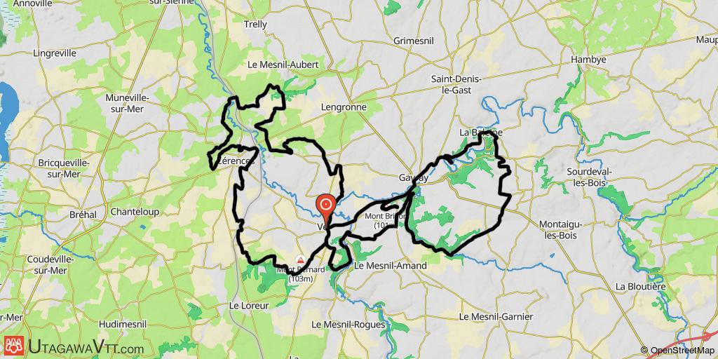 Entre Sienne et Airou - Ver - Gavray - Cérences