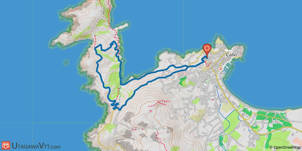 Site VTT de Balagne - Circuit N°11 : Revellata