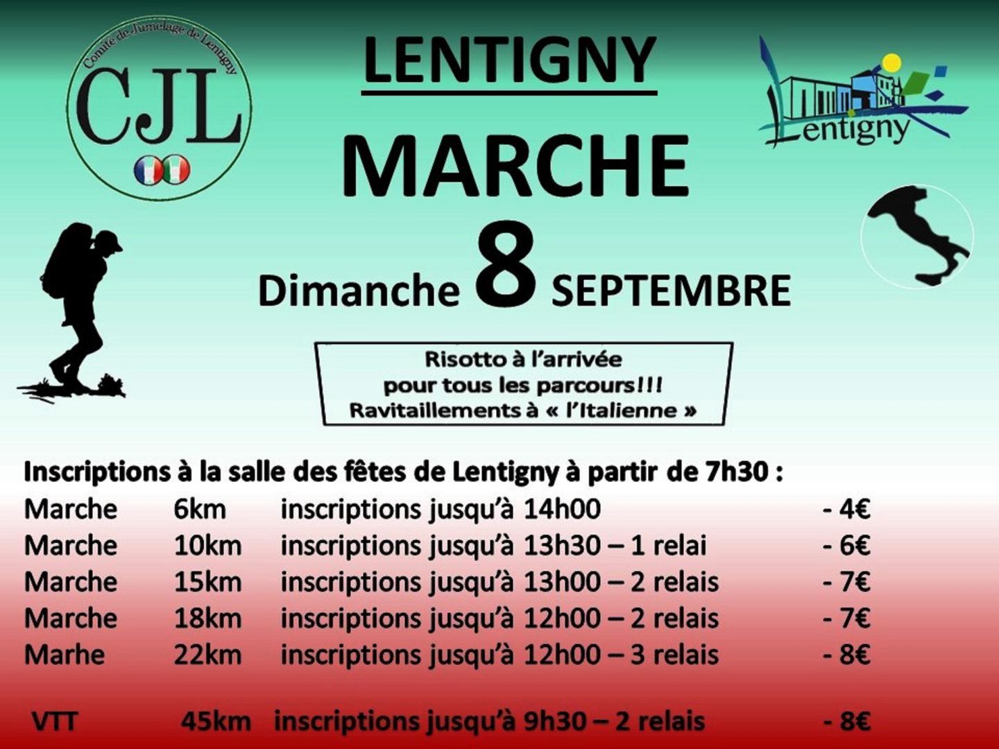 Lentigny - Rando du Comité de Jumelage 2019 - 50 km