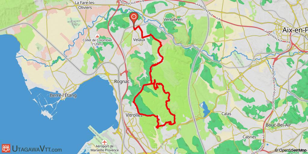 Boucle sur le plateau de Vitrolles