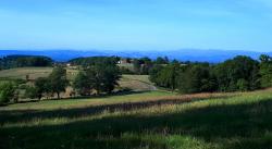 Vue sur la chaîne des puys d'Auvergne