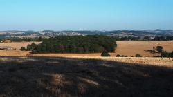 Paysage et éoliennes de la Chapelle au Mans