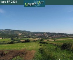 Depuis la Croix de Montus, Vaugneray au loin