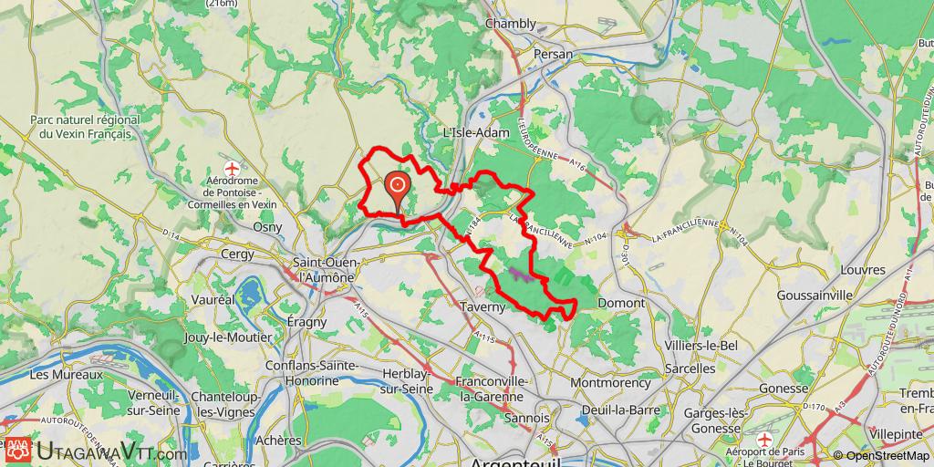 Balade en forêts de Montmorency et de l'Isle Adam au départ d'Auvers