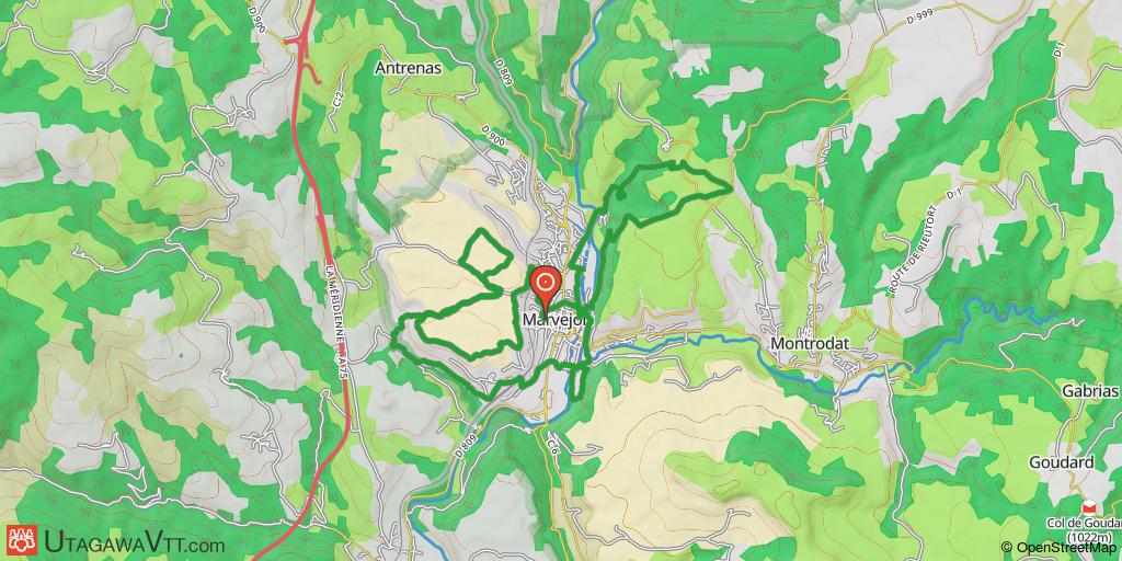 Marvejols de haut en bas