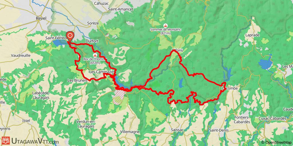 Lac des Cammazes et Rigole du Canal du Midi