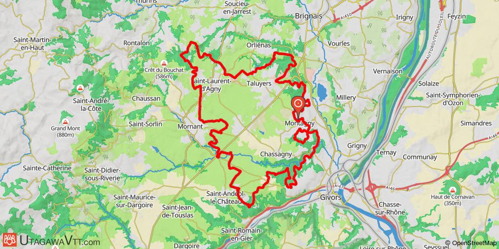 Circuit à l'ouest de Montagny