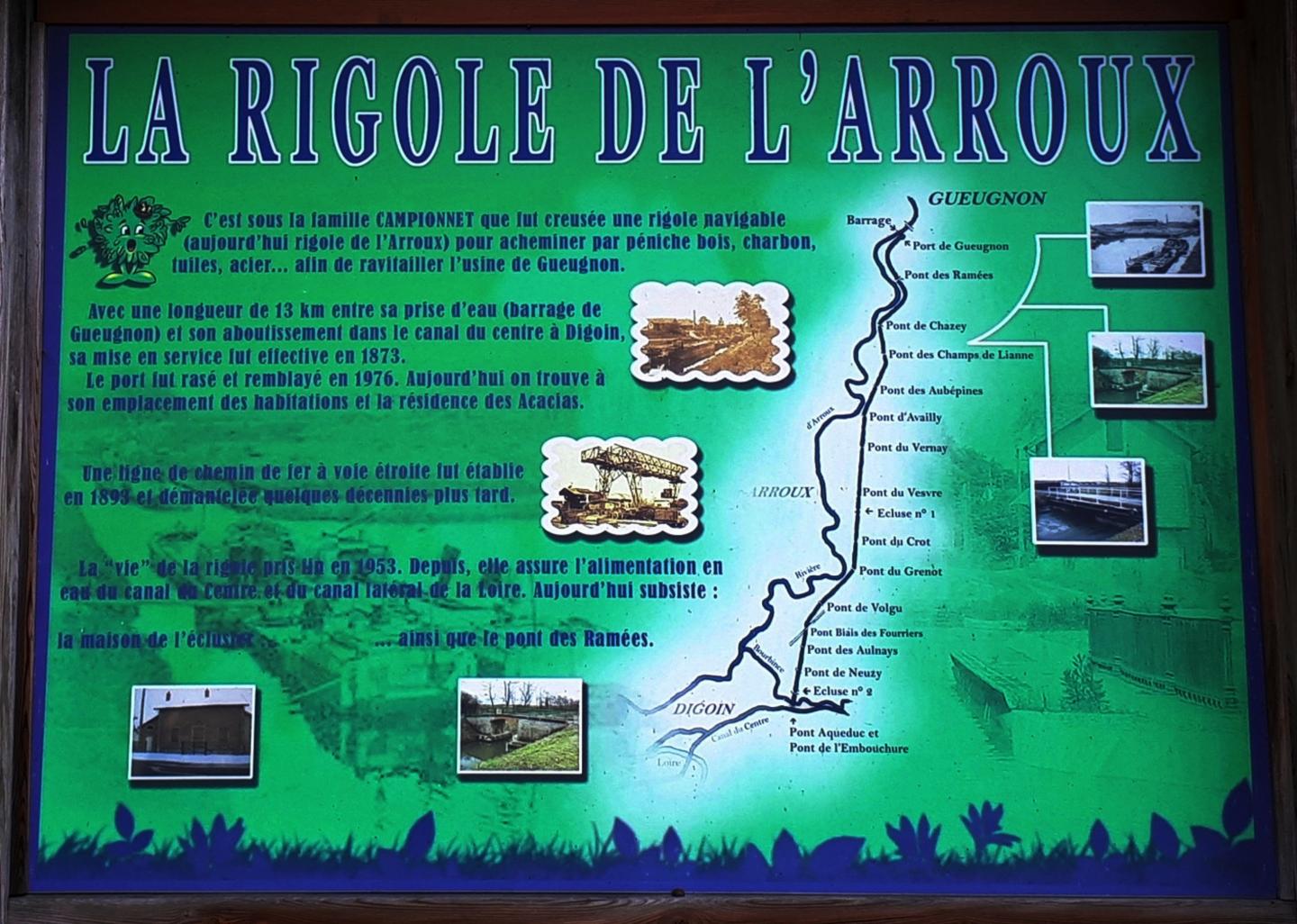 La Rigole de l'Arroux, de Digoin à Gueugnon