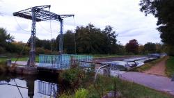 Digoin, jonction de la Rigole au Canal du Centre