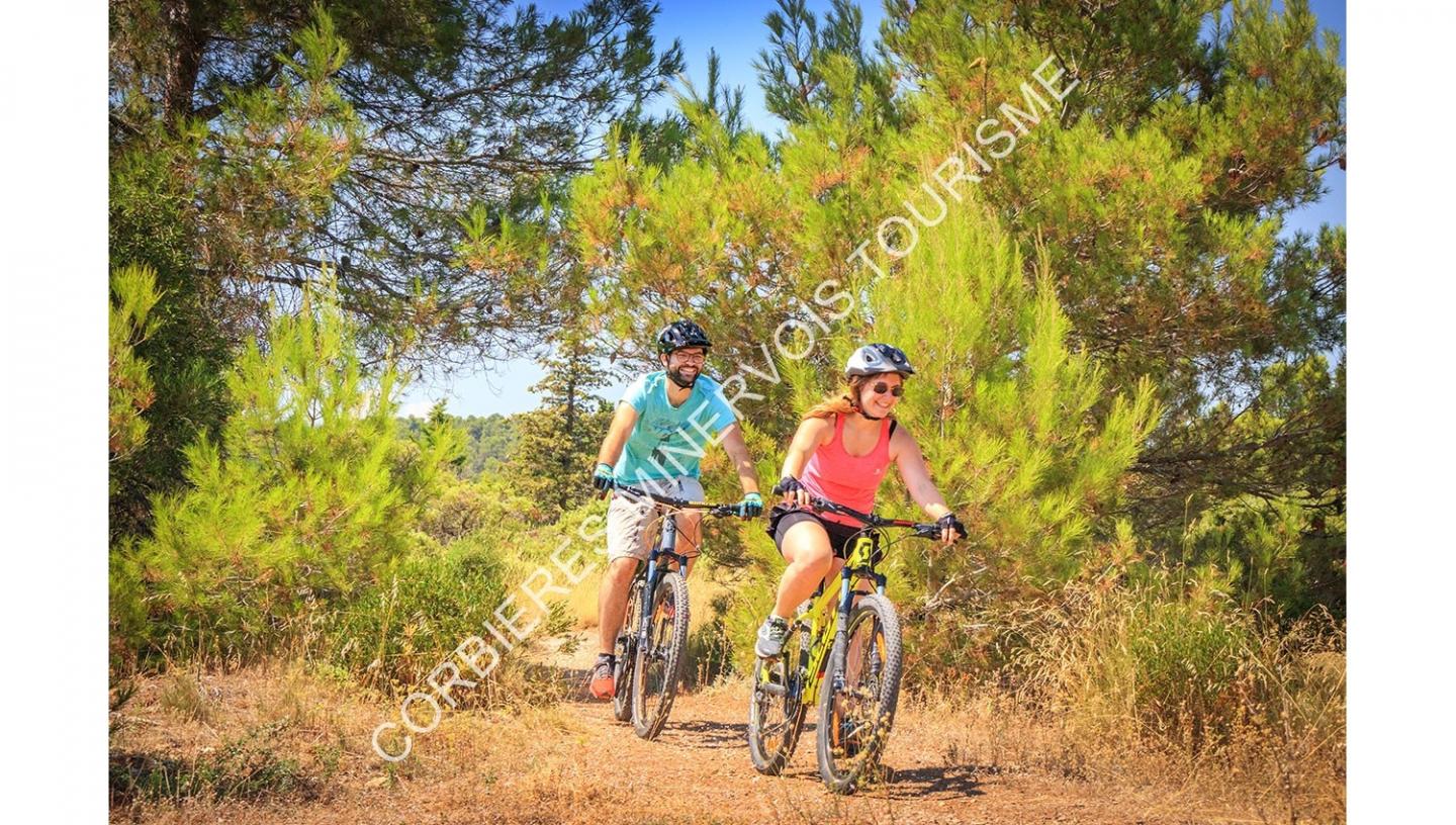 Espace VTT-FFC Corbières - Minervois - Circuit N° 9 : Des fortes têtes aux combes infernales