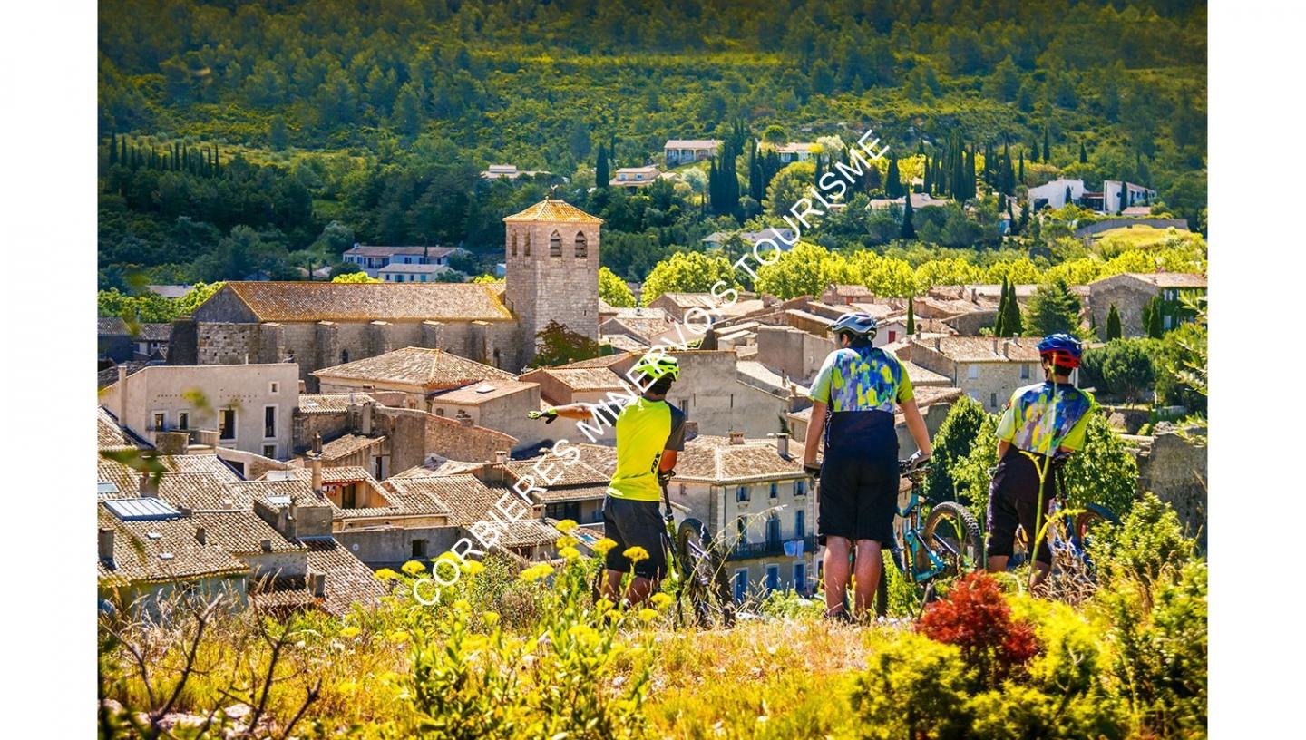 Espace VTT-FFC Corbières - Minervois - Circuit N° 14 - Sur les traces des moines et des Bonshommes