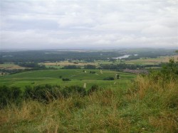 Panorama de Ménétréol à partir de l'Orme aux loups