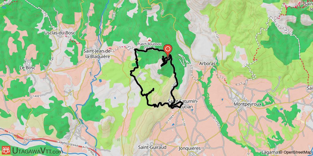 Le rocher des Vierges - Saint-Saturnin-de-Lucian