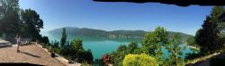 vue du lac du bourget depuis notre gite