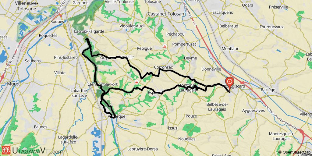 Montgiscard - Bords de l'Ariège - GR sud-est Toulouse