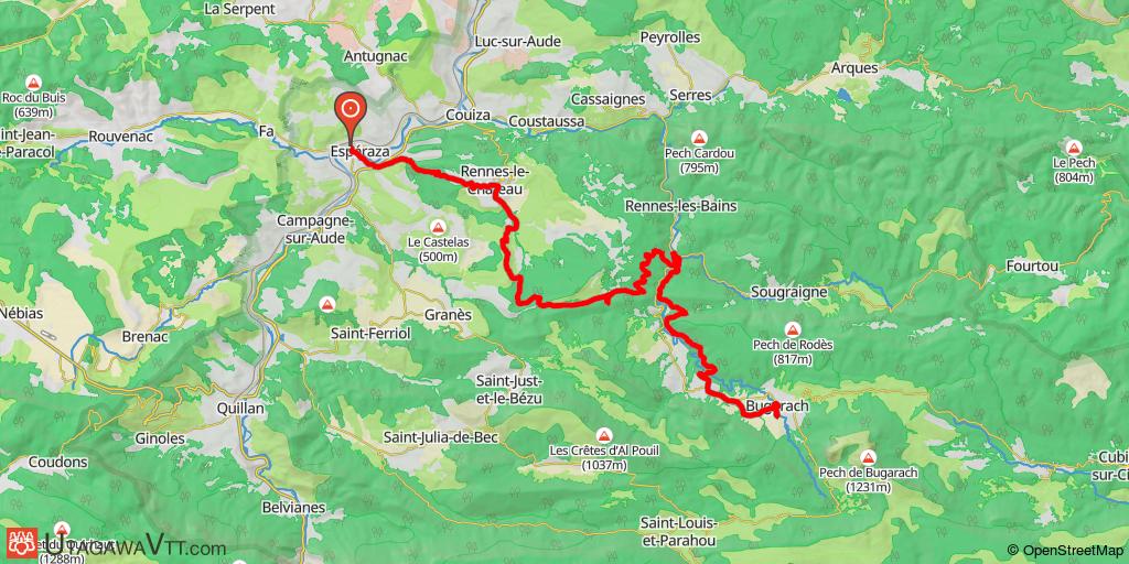 Raid Limoux -: Espéraza - Bugarach (Etape 1/3)