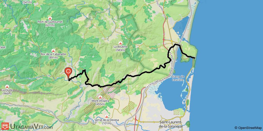Raid Limoux à Leucate - Paziols - Leucate (Etape 3/3)