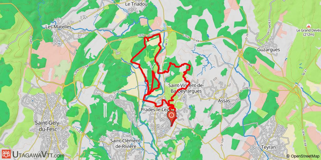 Boucle au nord de Prades-le-Lez