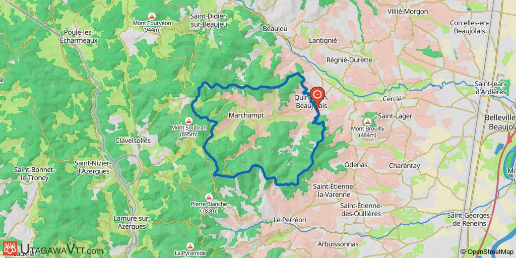 Les cols du Beaujolais