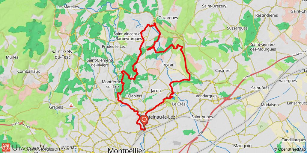 Autour de Montpellier, vers le bois de Clapiers