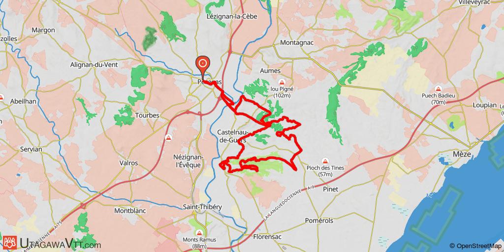 Rando Florensac avec variantes