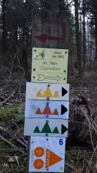 sur le N° 6, au pied du Mont Tourvéon