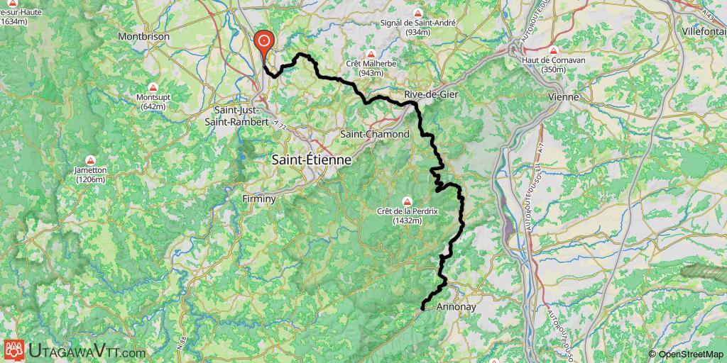Grand raid entre les Monts du Lyonnais et le Pilat