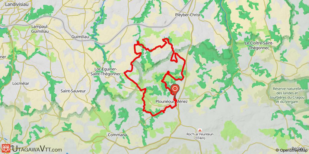 Plounéour-Ménez - La Printanière - 31 km