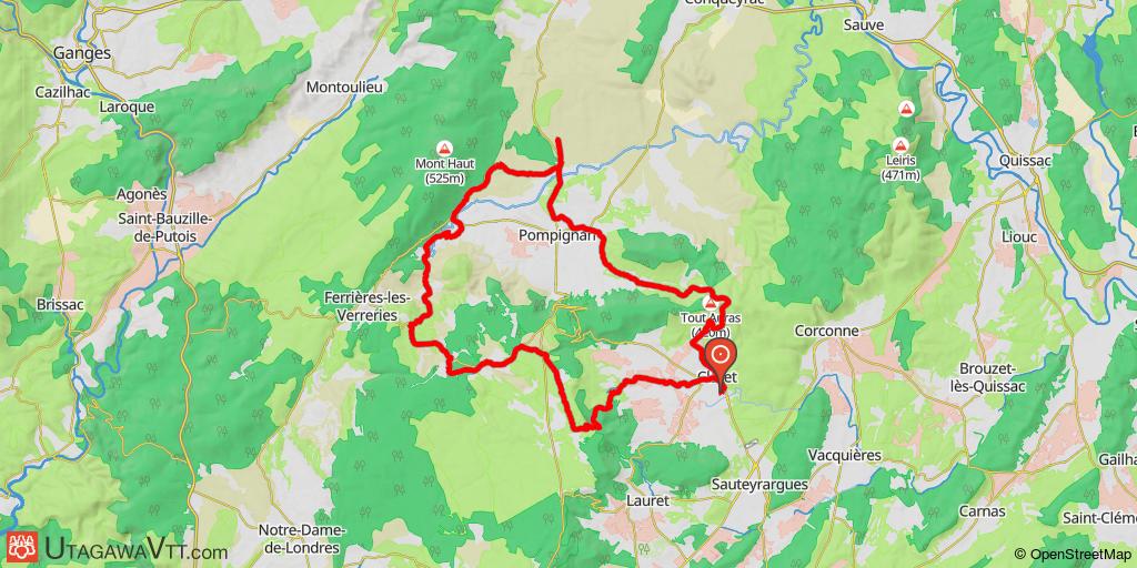 Circuit à l'ouest de Claret