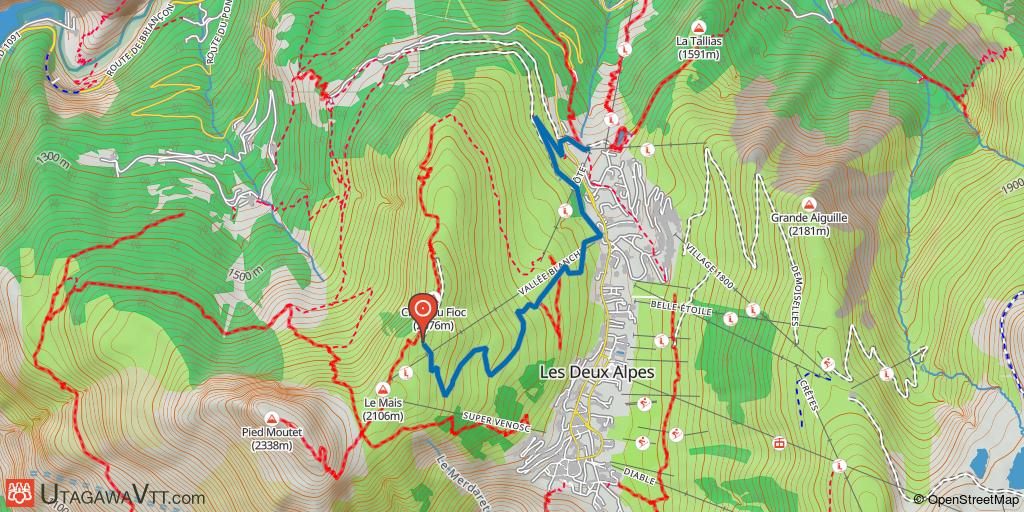 Les Deux-Alpes : Le Pied Moutet