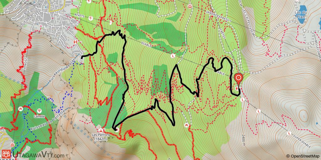 Les Deux-Alpes : Le Diable 