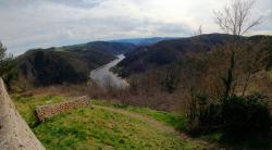 Chambles, vue sur les gorges de la Loire