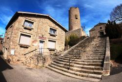 Chambles, église et tour de guet
