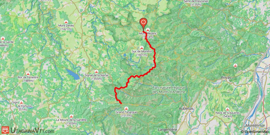 GTA (Grande Traversée de l'Ardèche) - Etape 3 : Les Estables - Le Bez